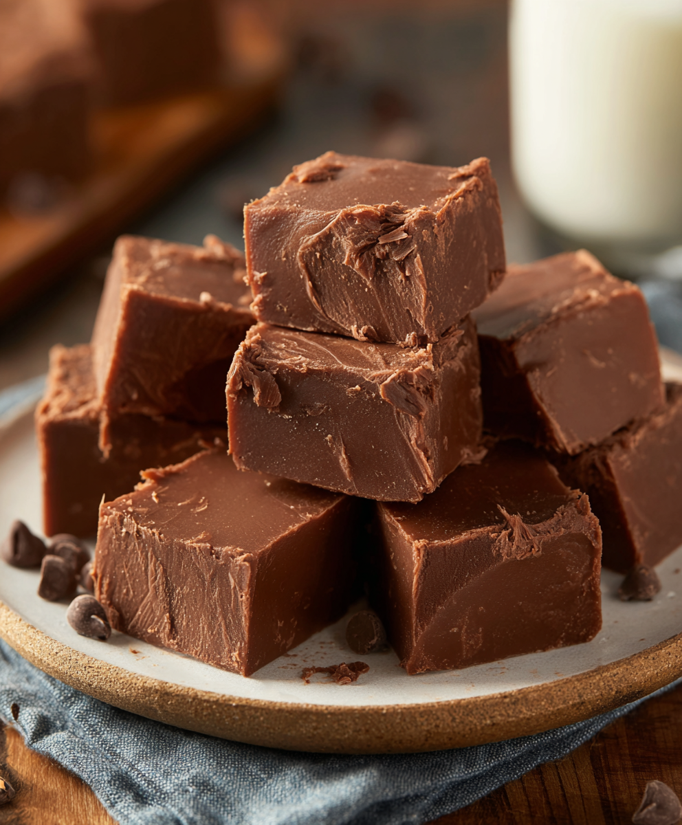 Rich Cocoa Fudge Squares
