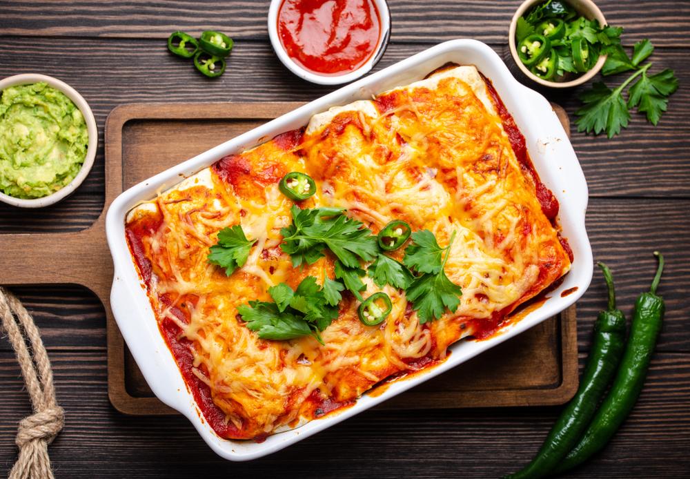 Rotisserie Chicken Enchiladas