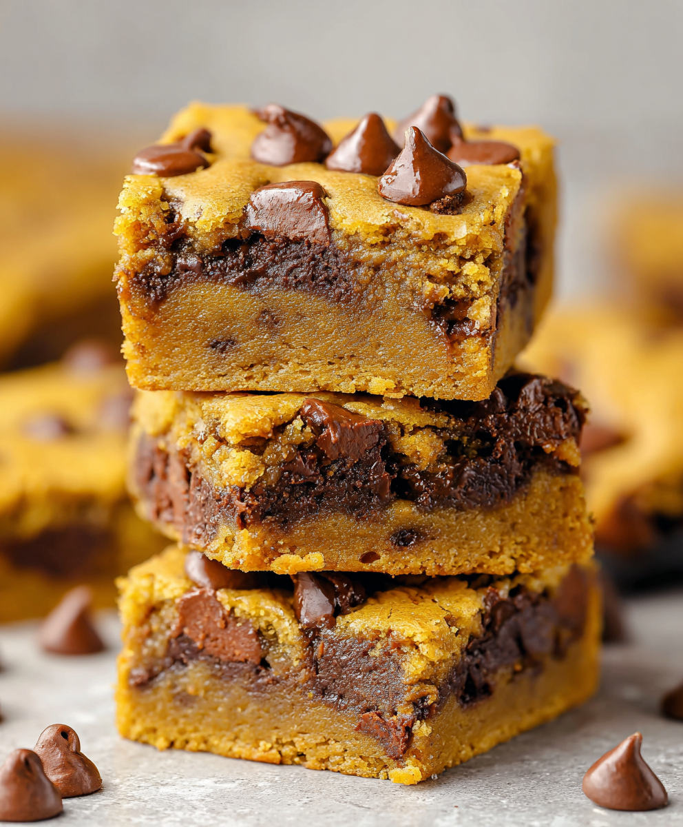 Soft Chocolate Chip Cake Bars