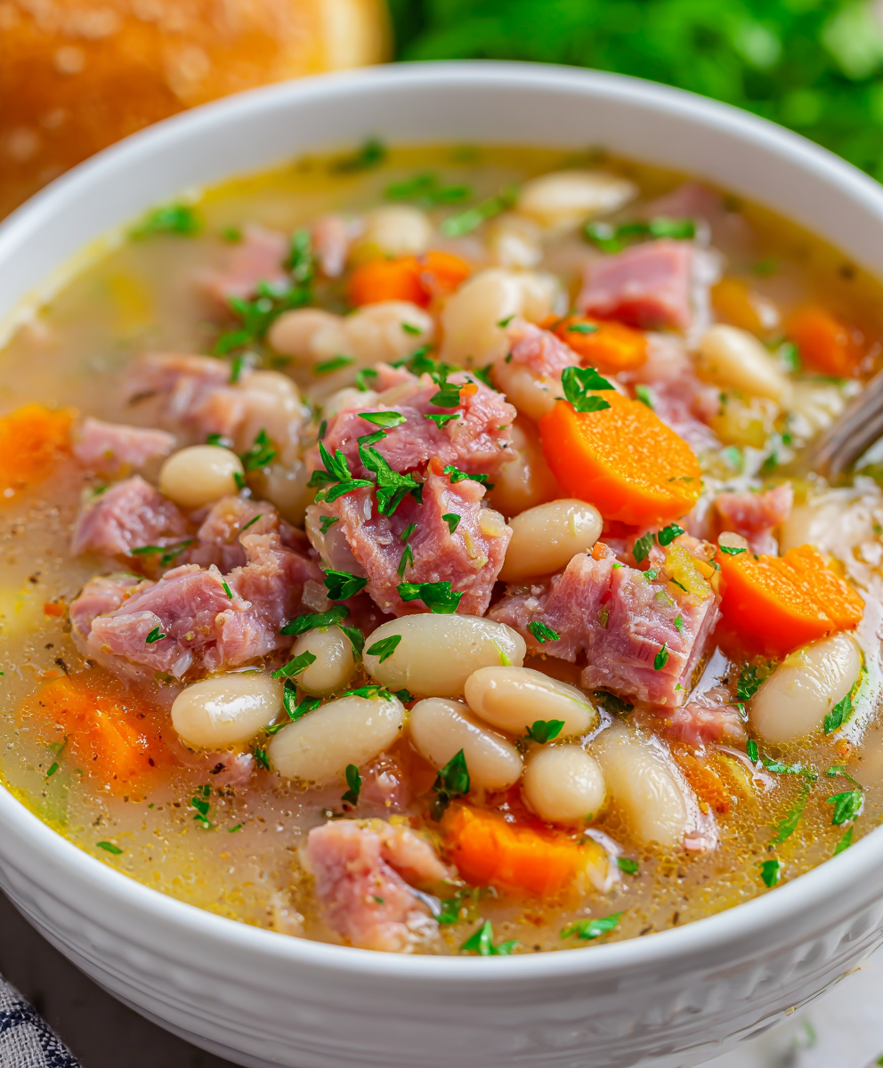 Southern Ham and White Bean Stew