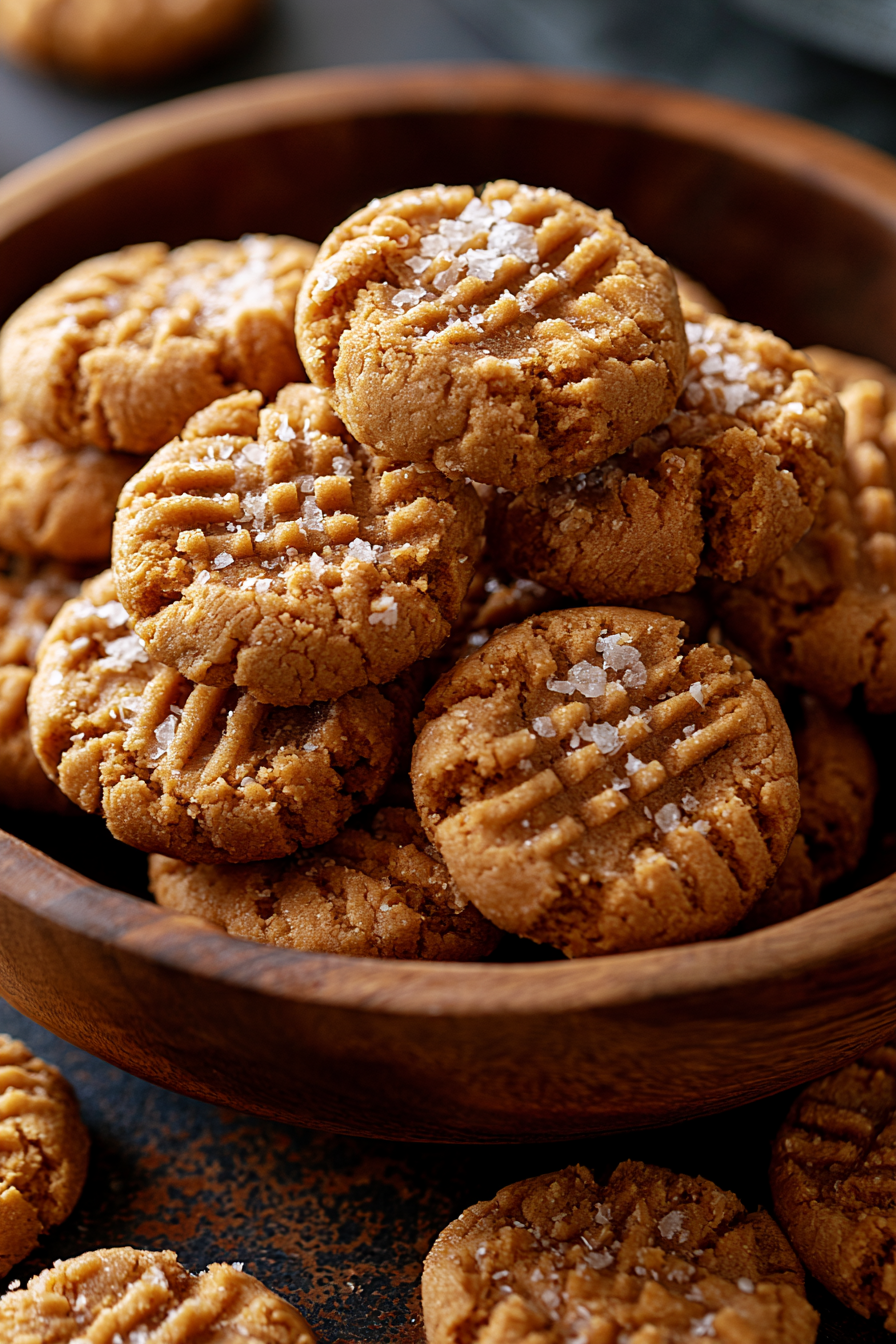 Sugar-Free Almond Flour Peanut Butter Cookies