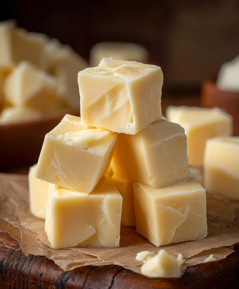 White Chocolate Fudge Bite Squares