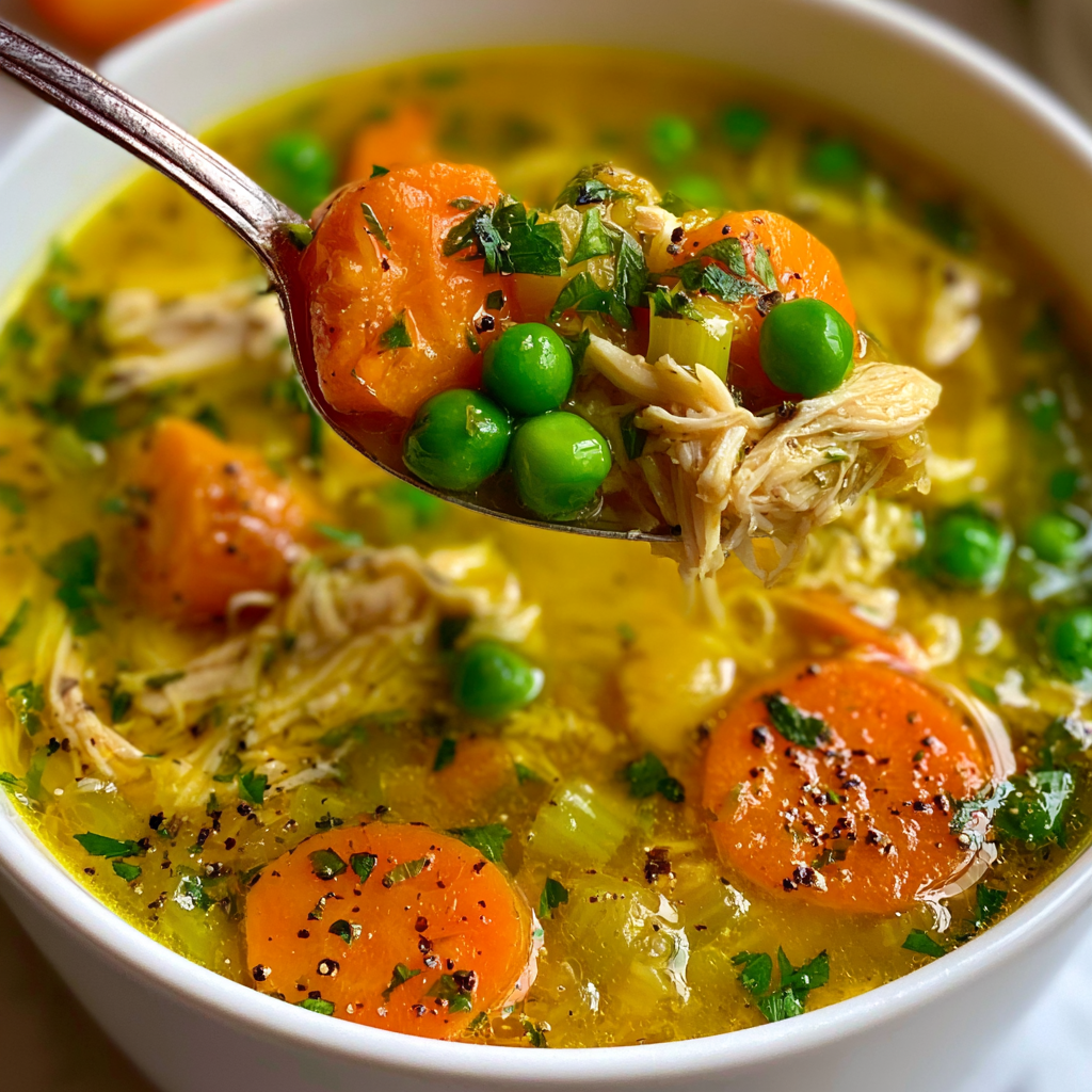 Anti-Inflammatory Turmeric Chicken Soup
