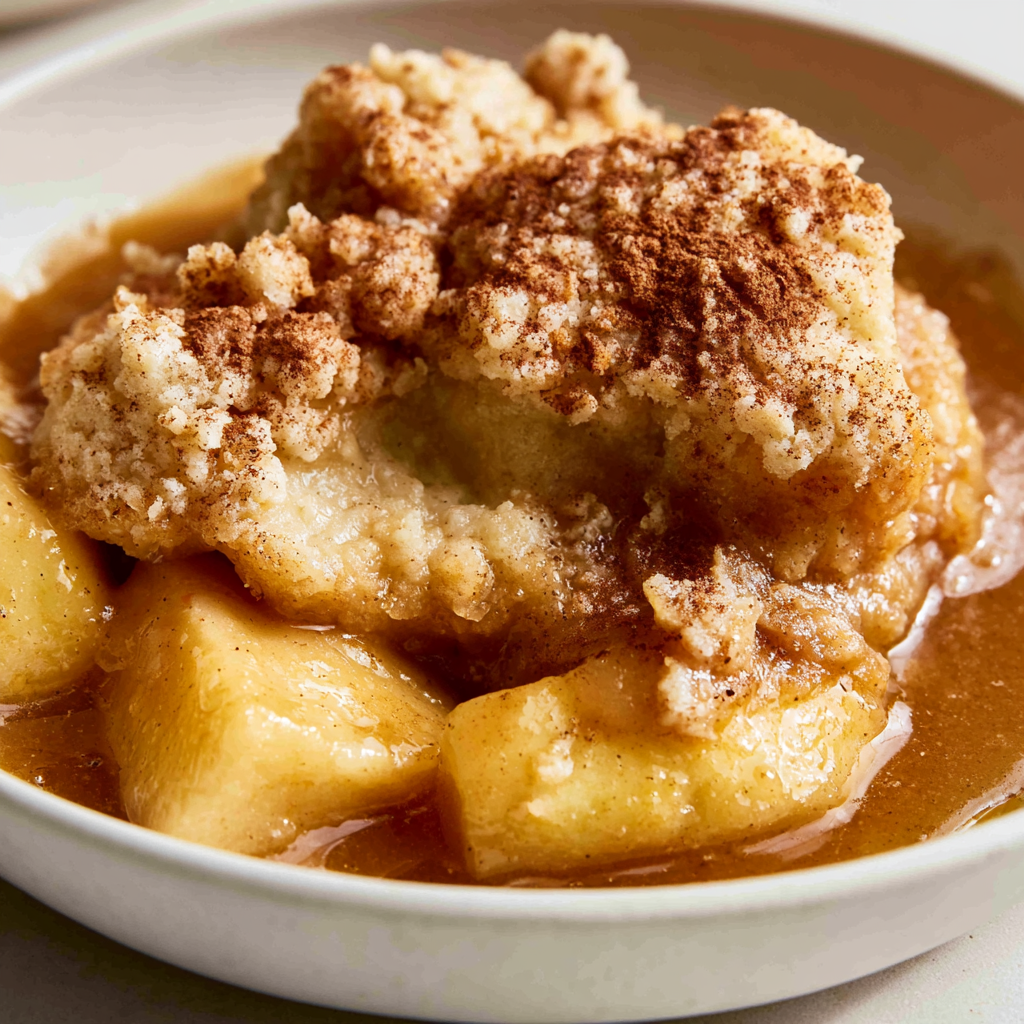 Warm Cinnamon Apple Cobbler
