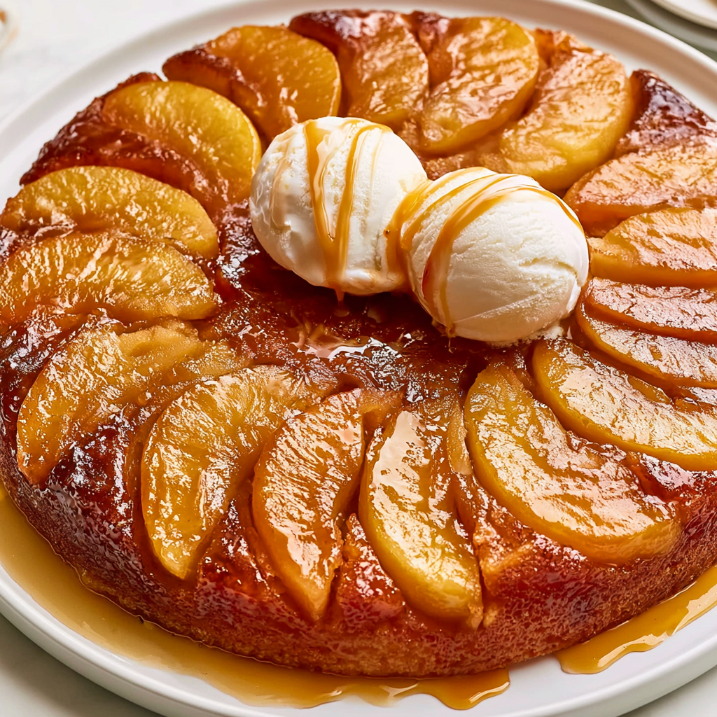 Honeycrisp Apple Upside Down Cake