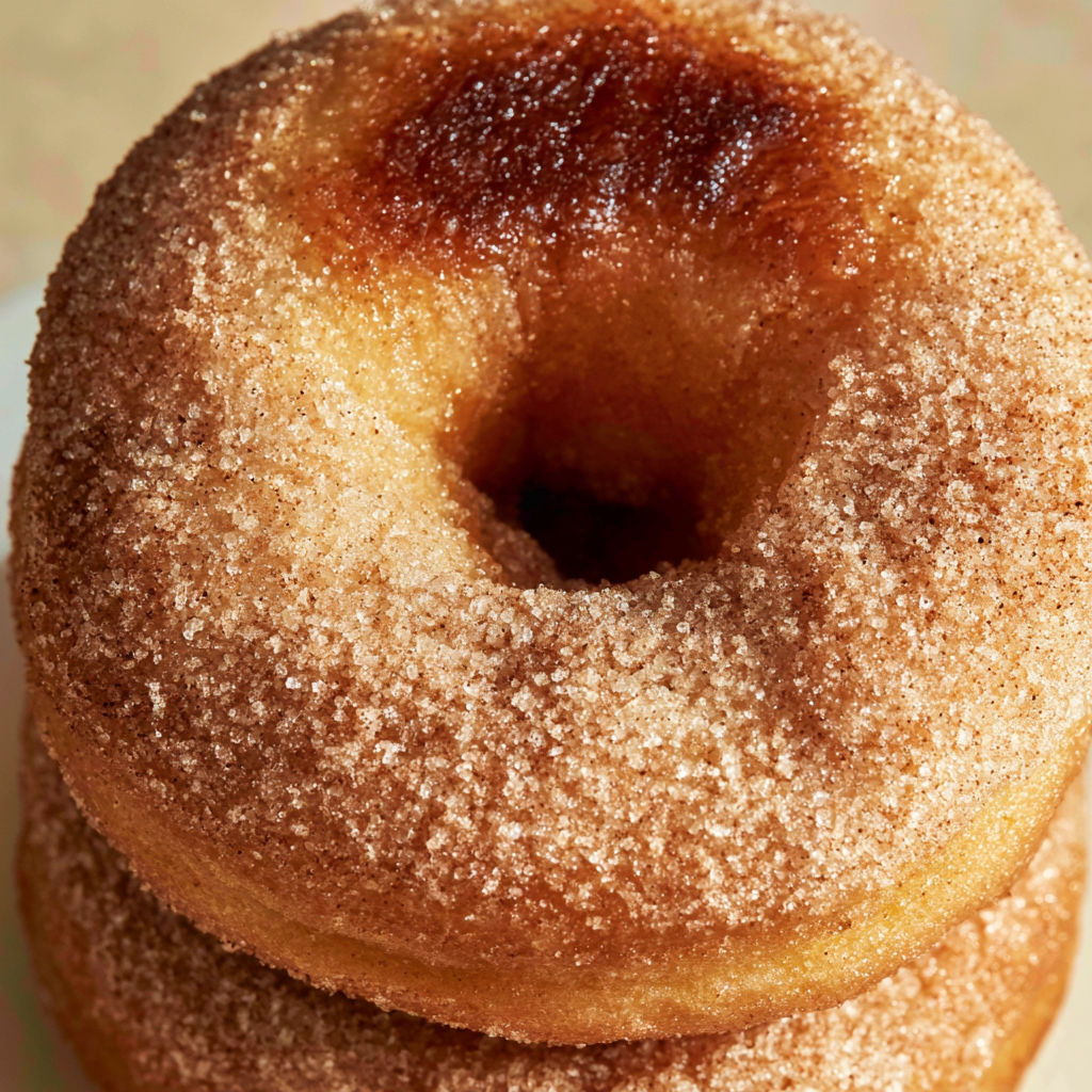 Cinnamon Sugar Apple Cider Donuts