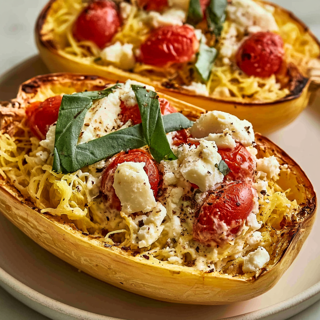 Baked Feta Spaghetti Squash