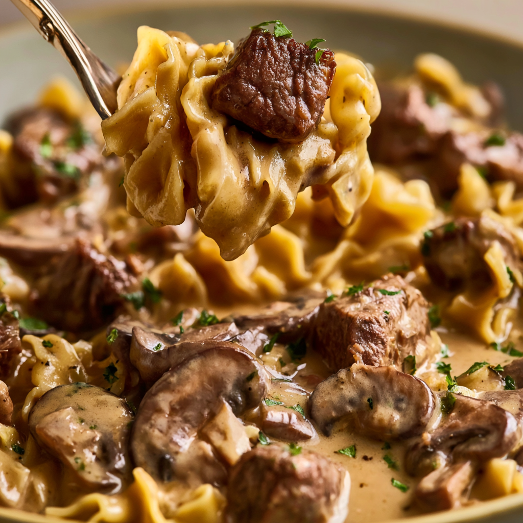 Beef Stroganoff with Noodles