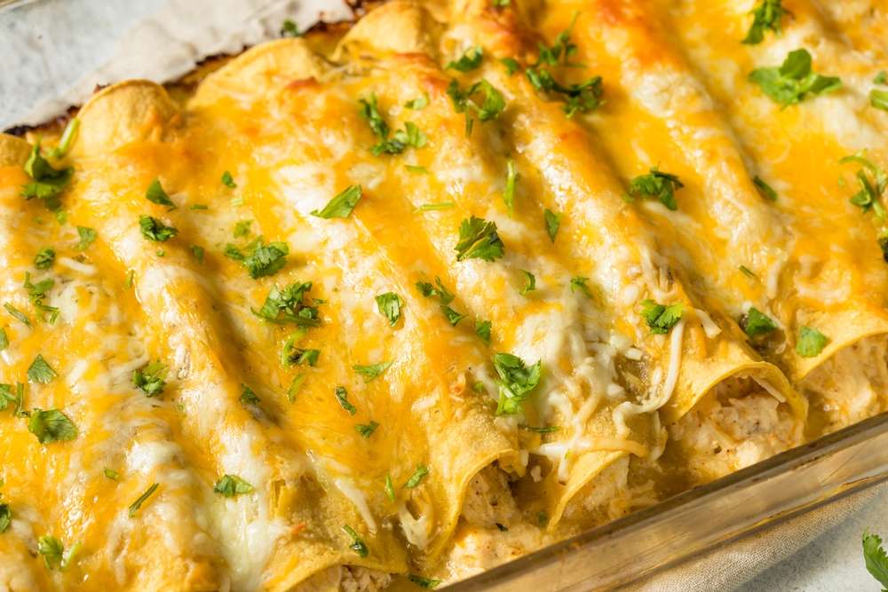 Cheesy Chicken Enchiladas