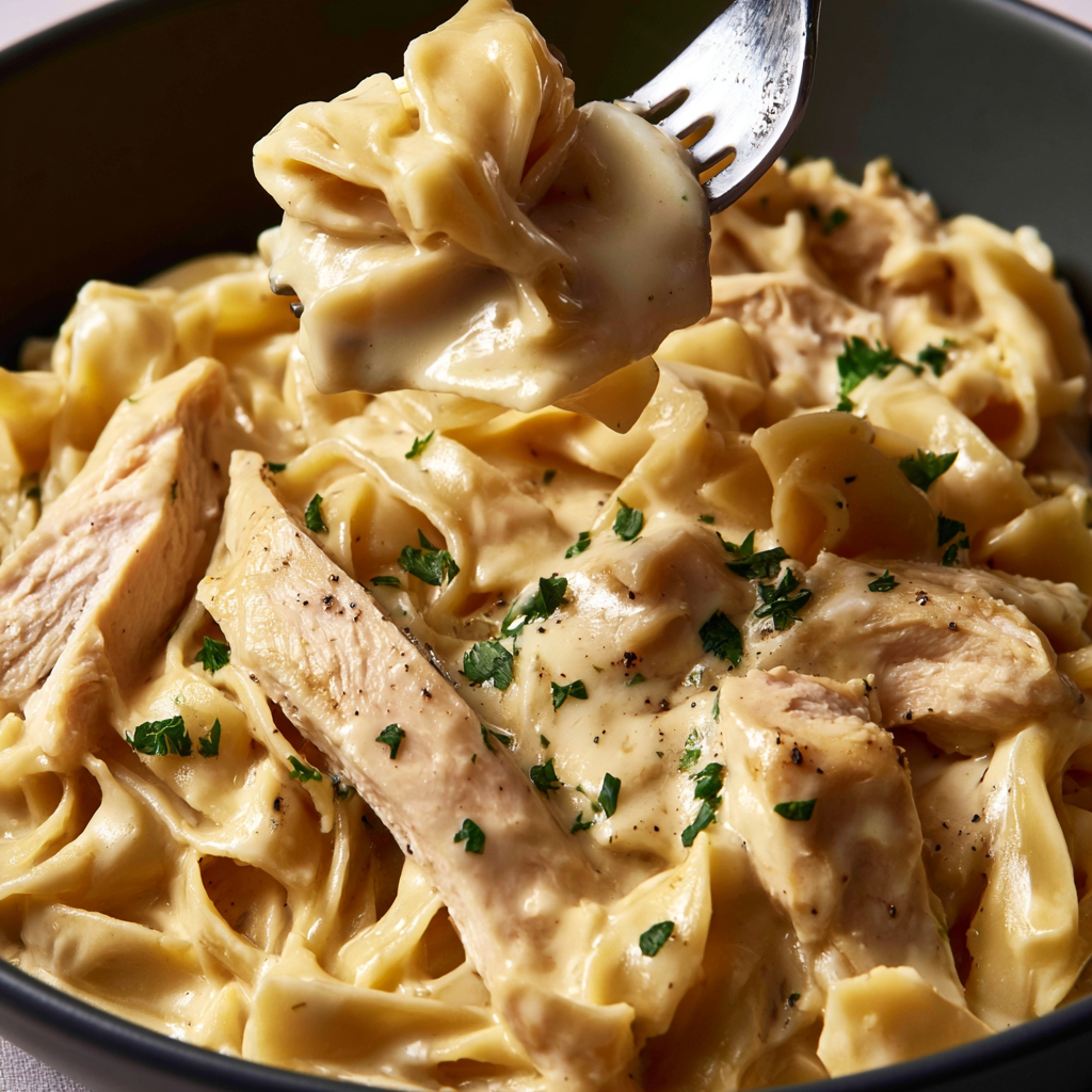 Chicken Breast with Egg Noodles