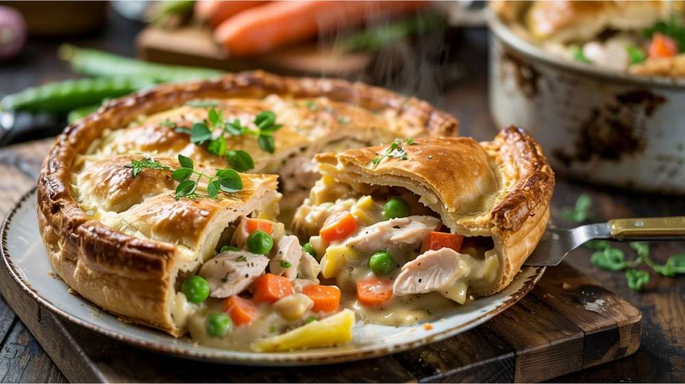 Chicken Pot Pie: Classic Double-Crust with Silky, Thyme-Scented Gravy