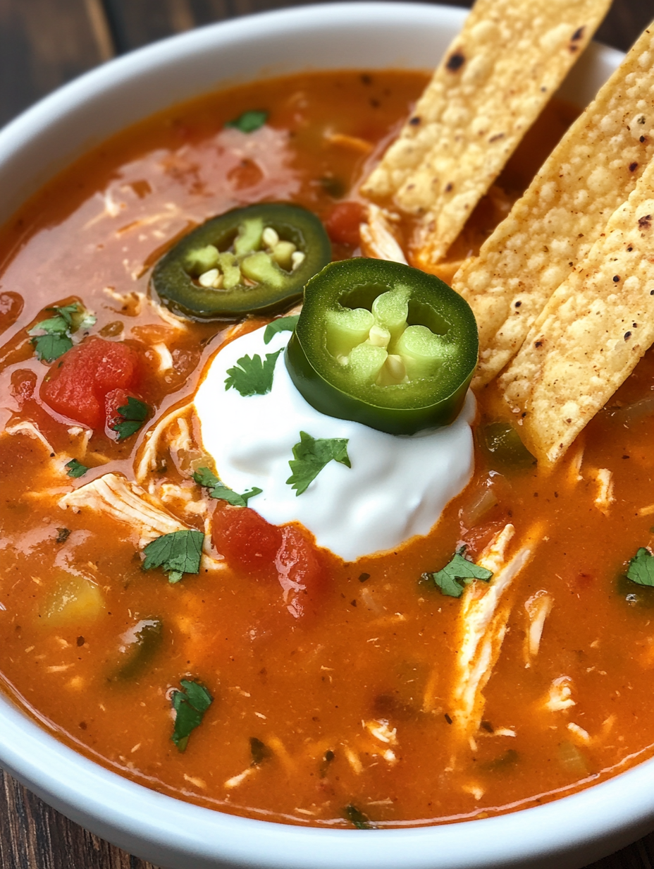 Chicken Tortilla Soup Crock Pot – Easy, Brothy, Restaurant-Style