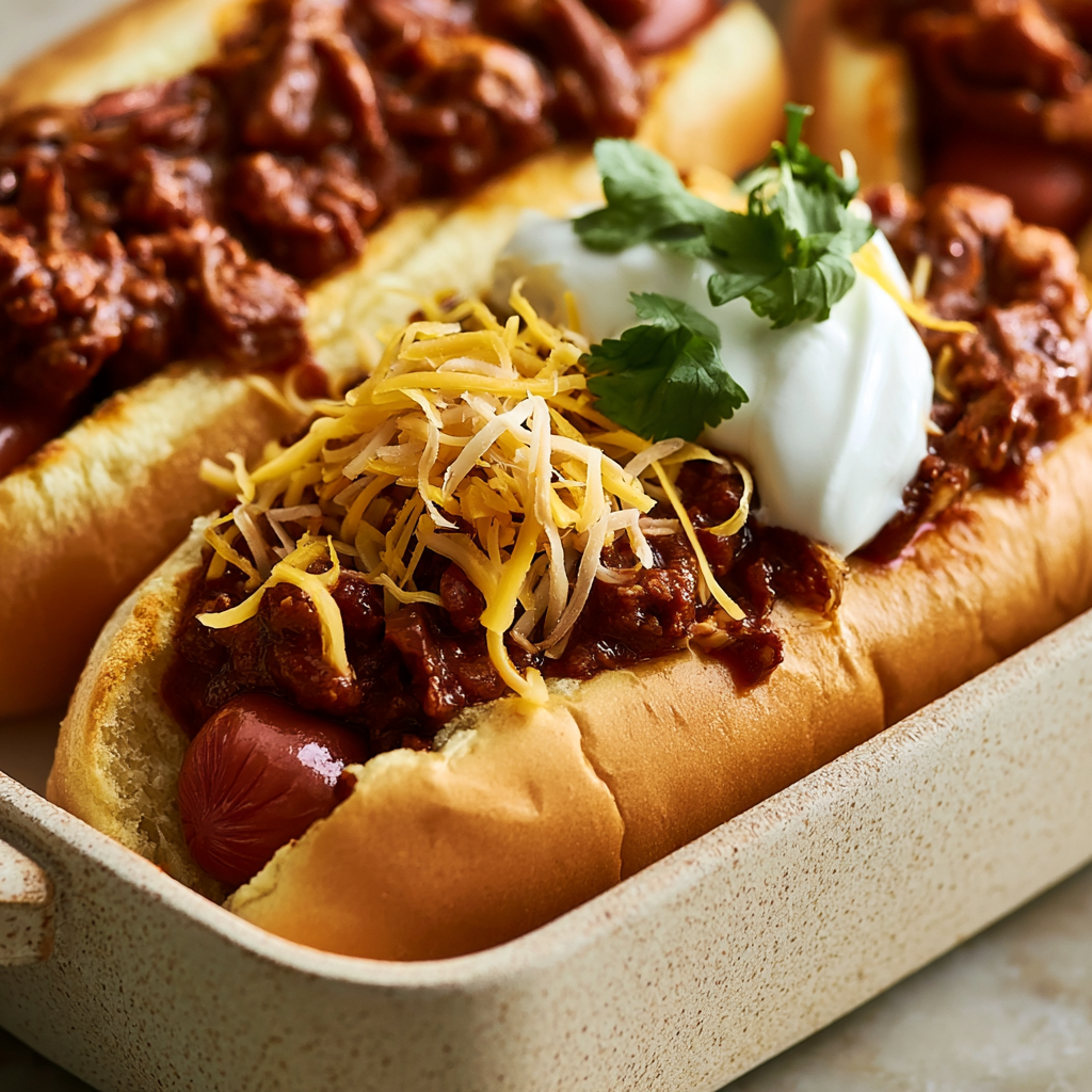 Chili Con Carne Hot Dogs