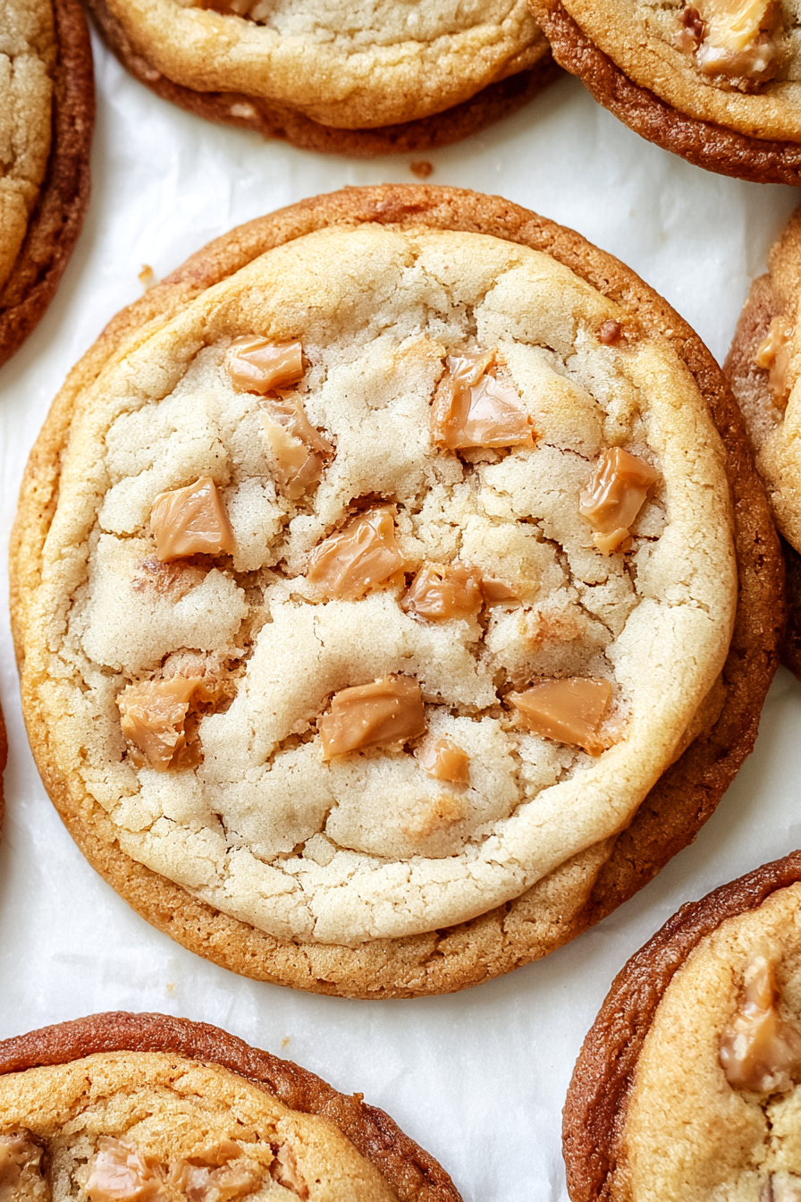 Christmas Cookies With Toffee Bits