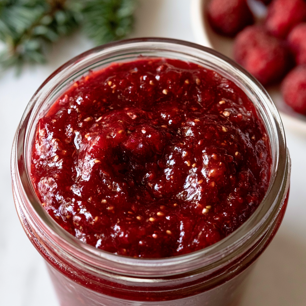 Christmas Jam Canning with Cranberries