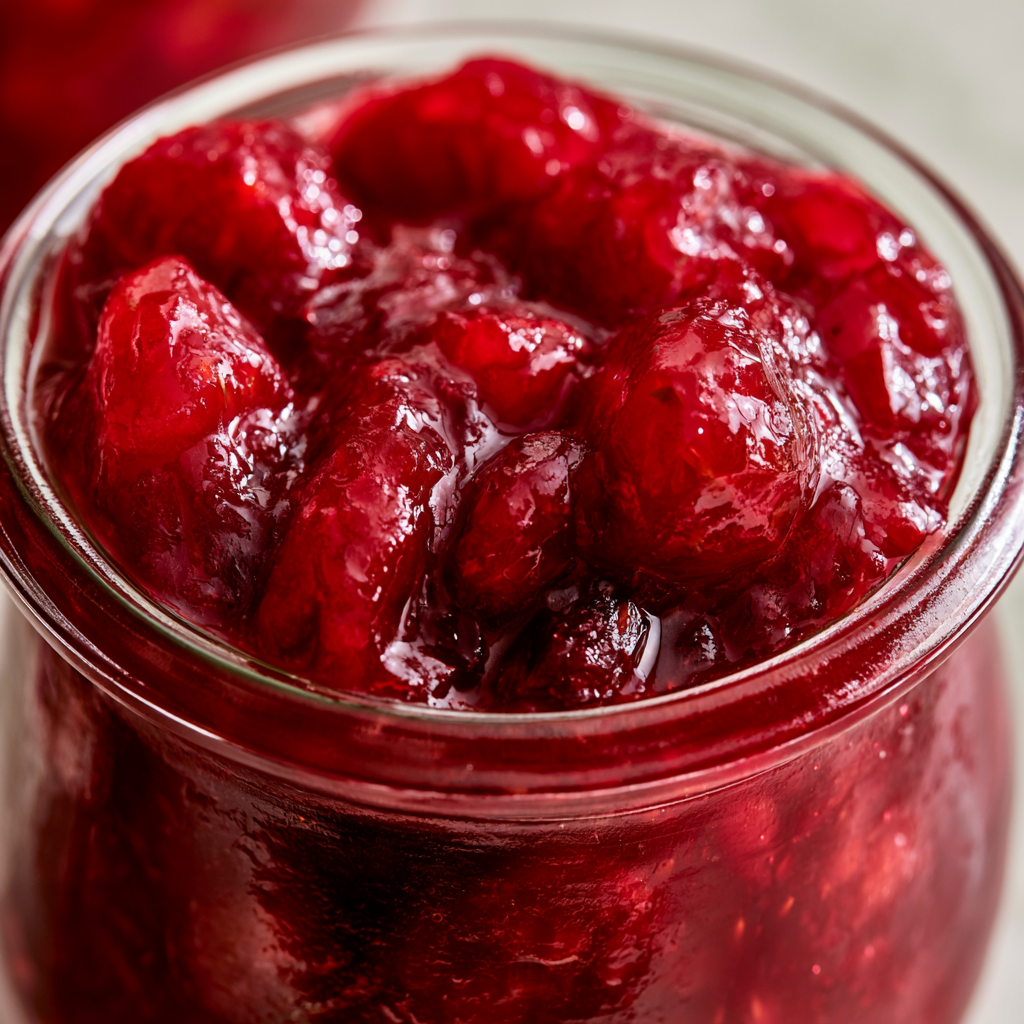 Cranberry Strawberry Christmas Jam