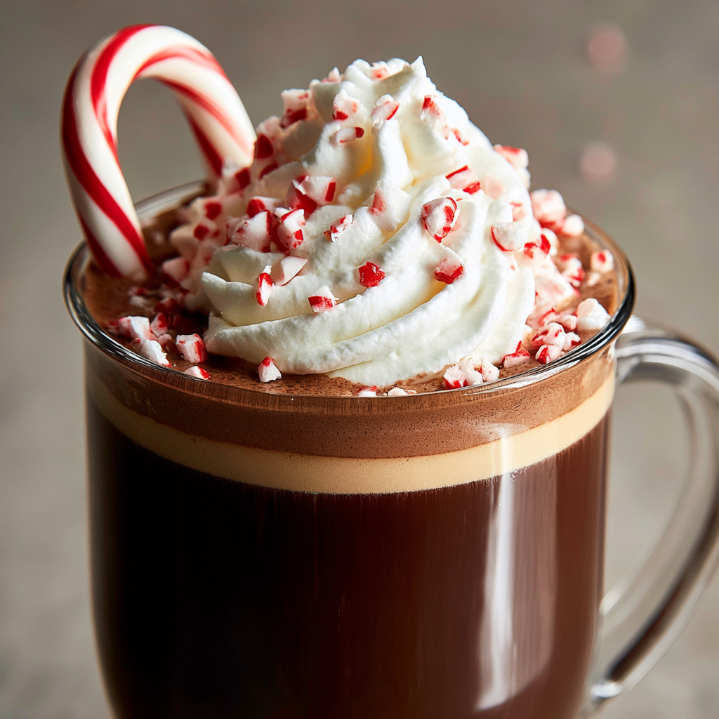 Christmas Peppermint Hot Chocolate