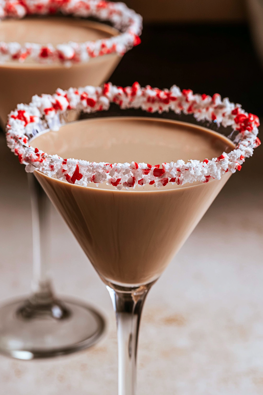 Christmas Peppermint Martini