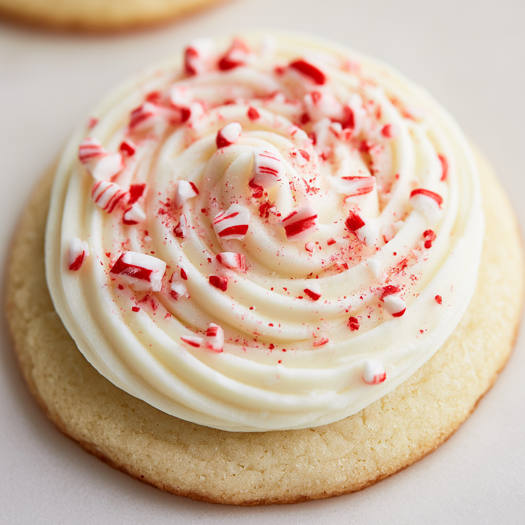 Christmas Peppermint Sugar Cookies