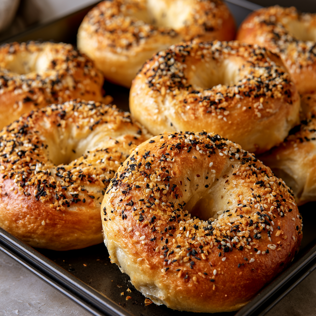 Cottage Cheese Almond Flour Bagels
