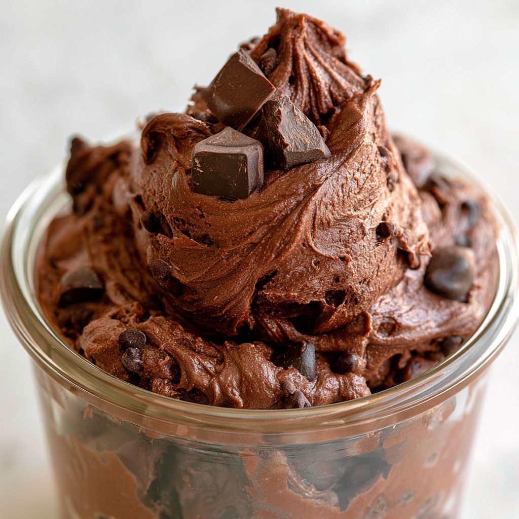 Cottage Cheese Edible Brownie Batter