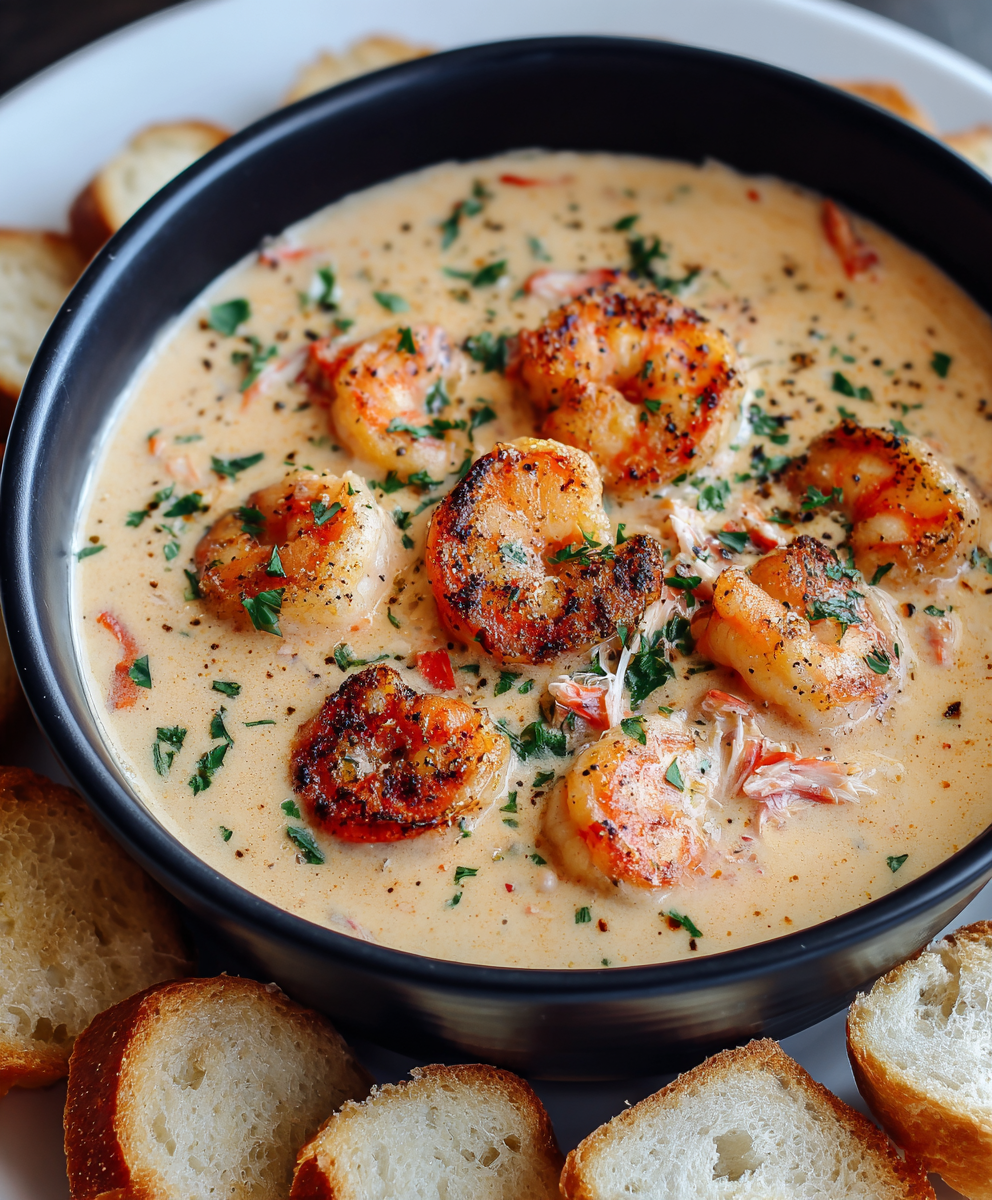 Crab and Shrimp Seafood Bisque