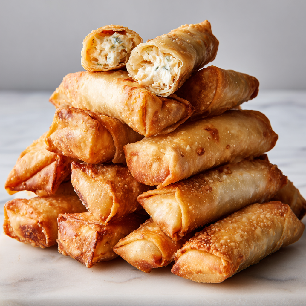 Crab Rangoon Egg Rolls