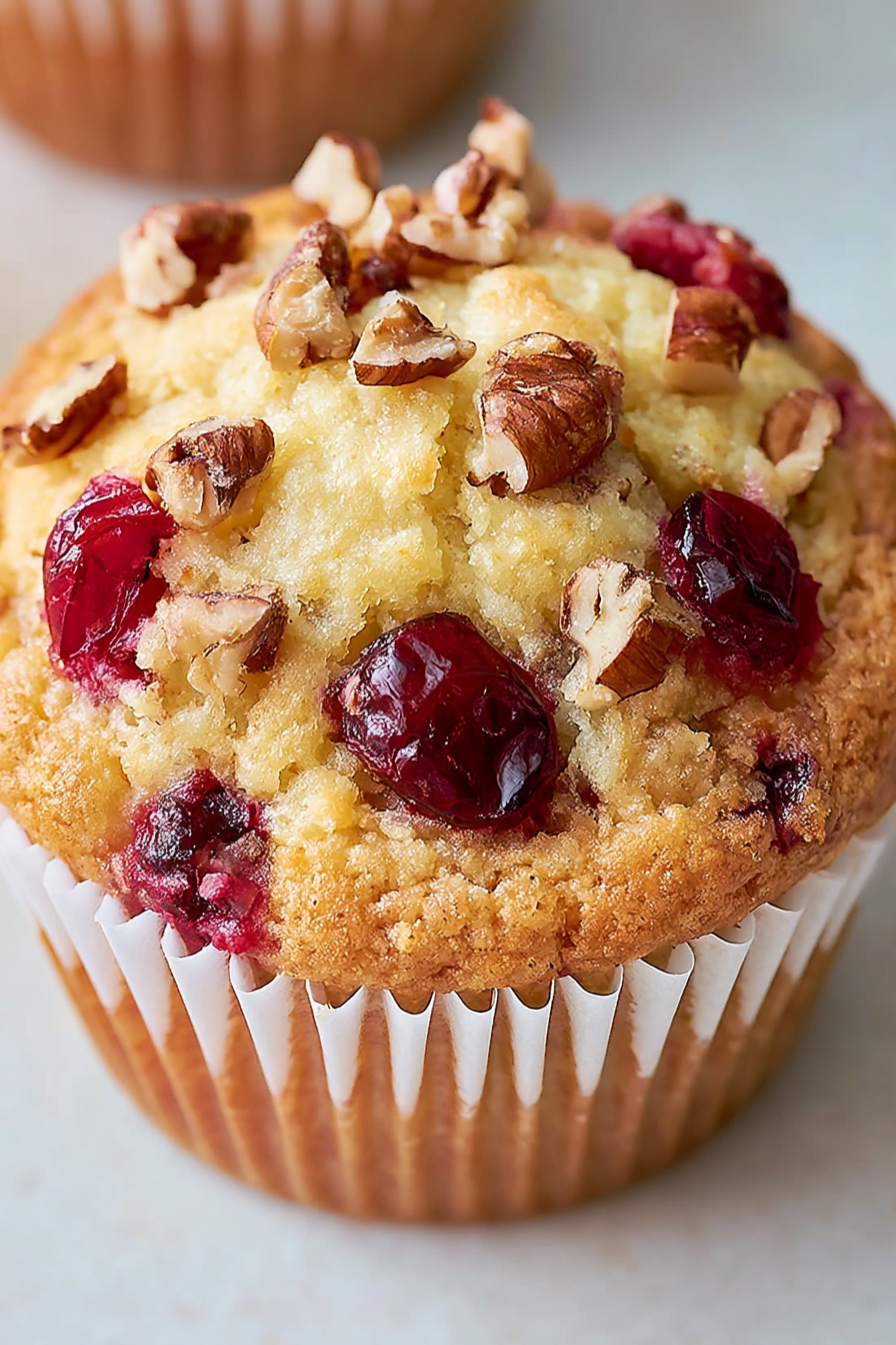 Cranberry Orange Pecan Muffins