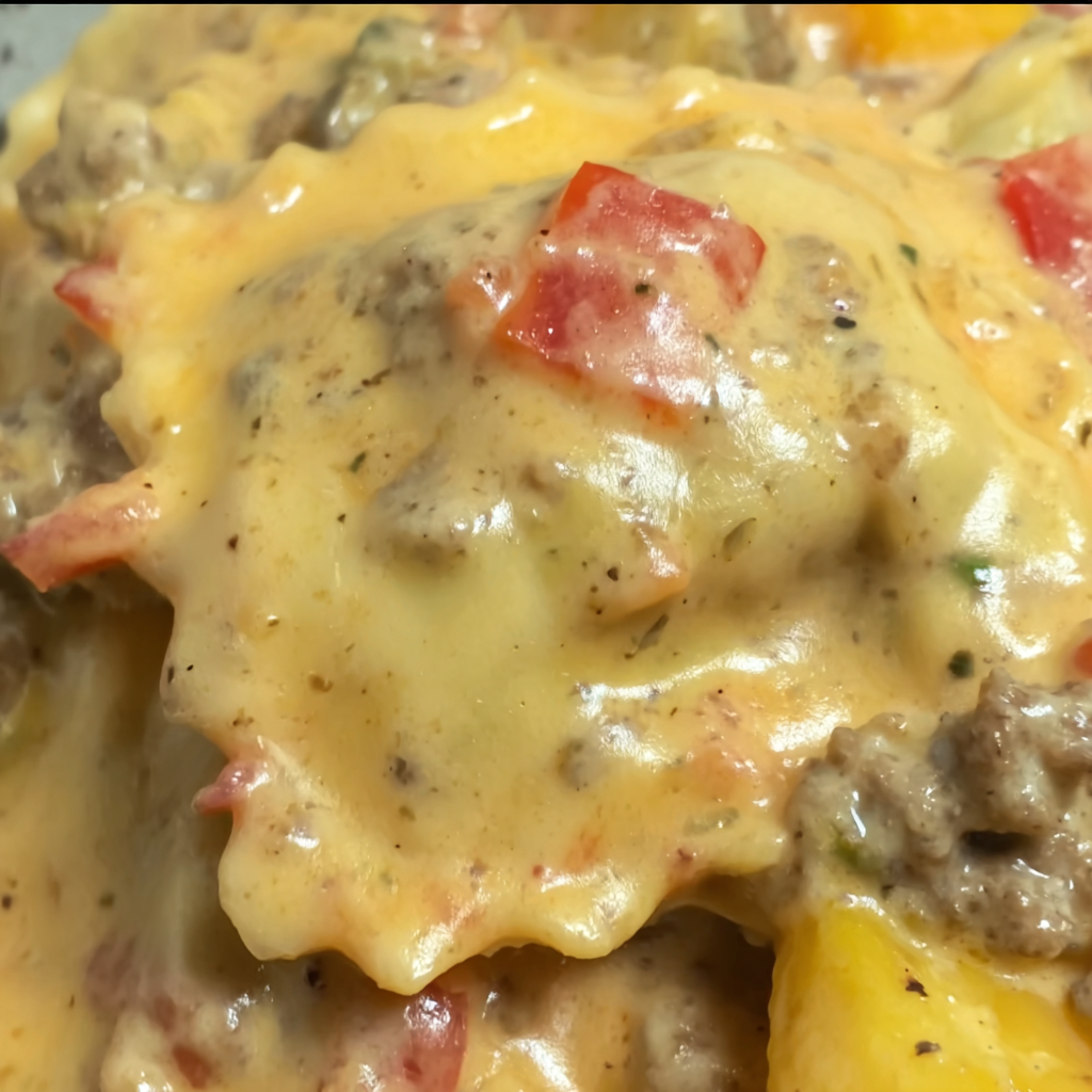 Cajun Cream Sausage Ravioli
