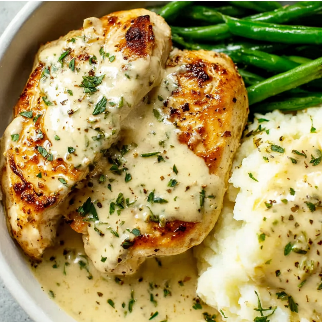 Creamy Ranch Chicken and Sauce