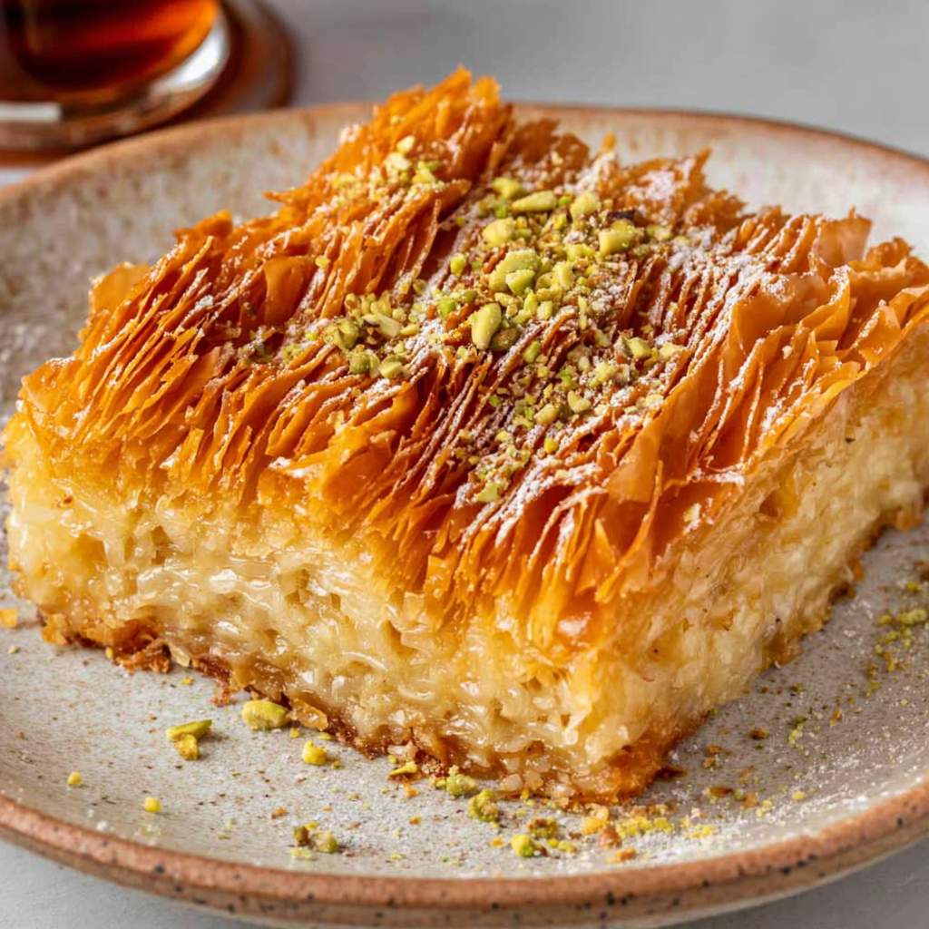 Phyllo Crinkle Cake Dessert