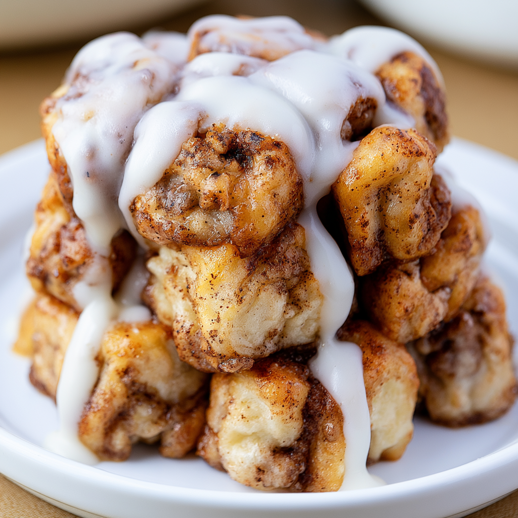 Crockpot Cinnamon Roll Casserole
