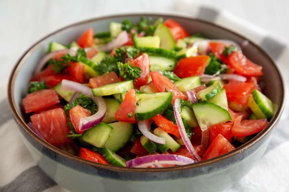 Cucumber and Tomato Salad