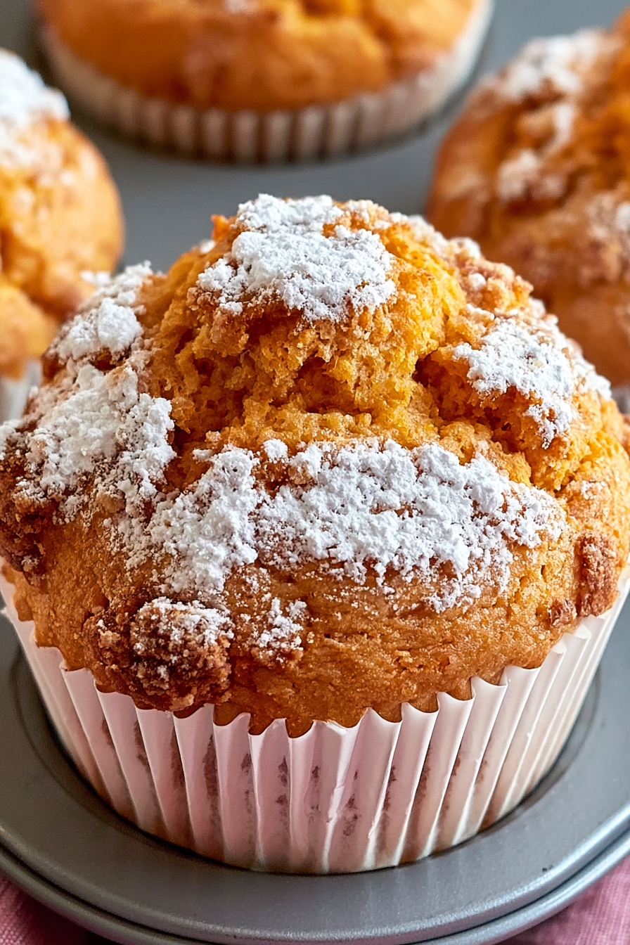 Spiced Pumpkin Einkorn Muffins