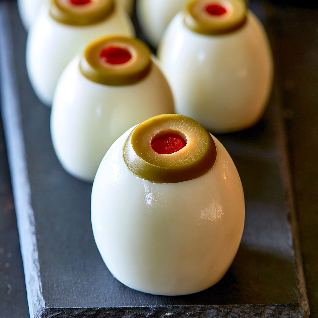 Spooky Eyeball Deviled Eggs