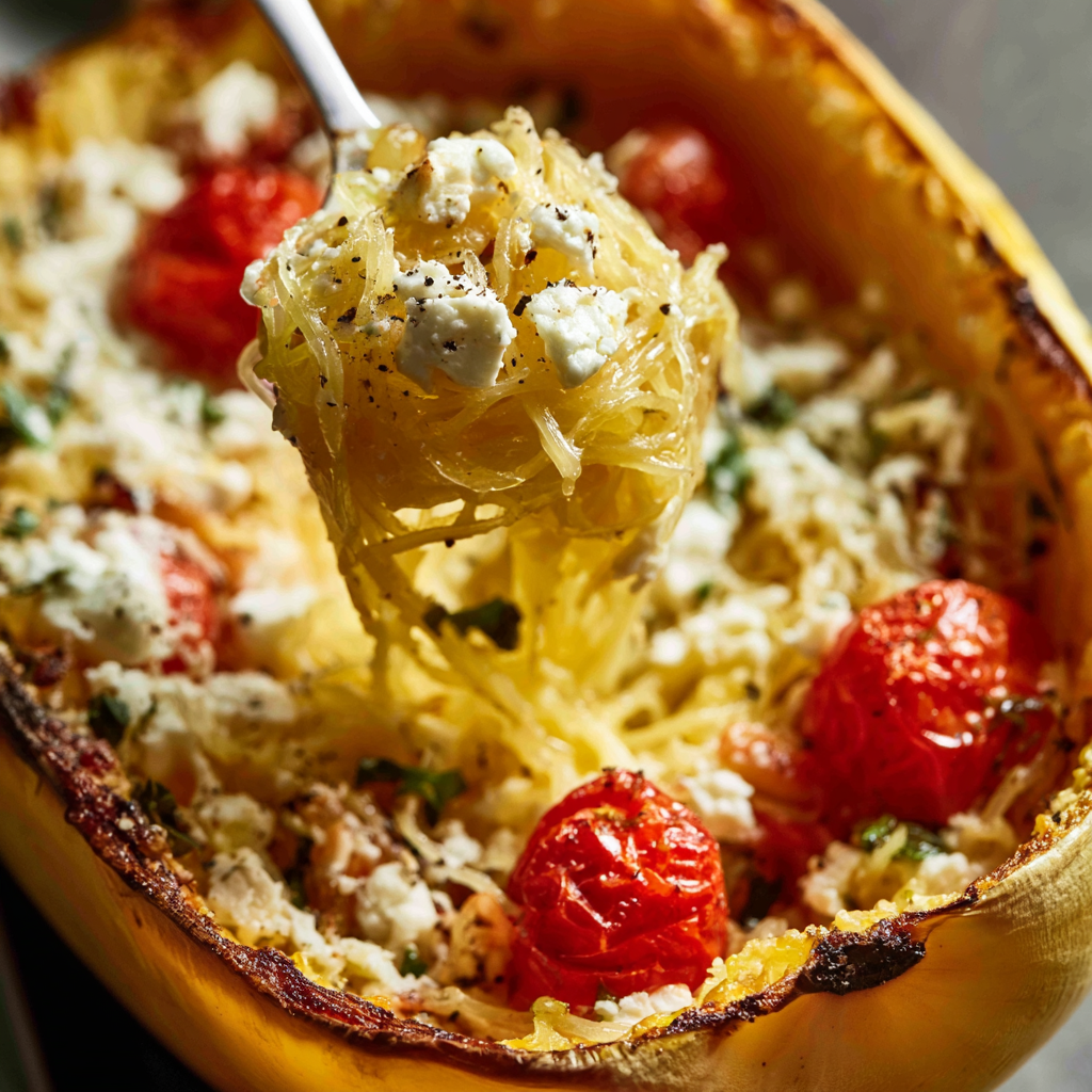 Feta Spaghetti Squash