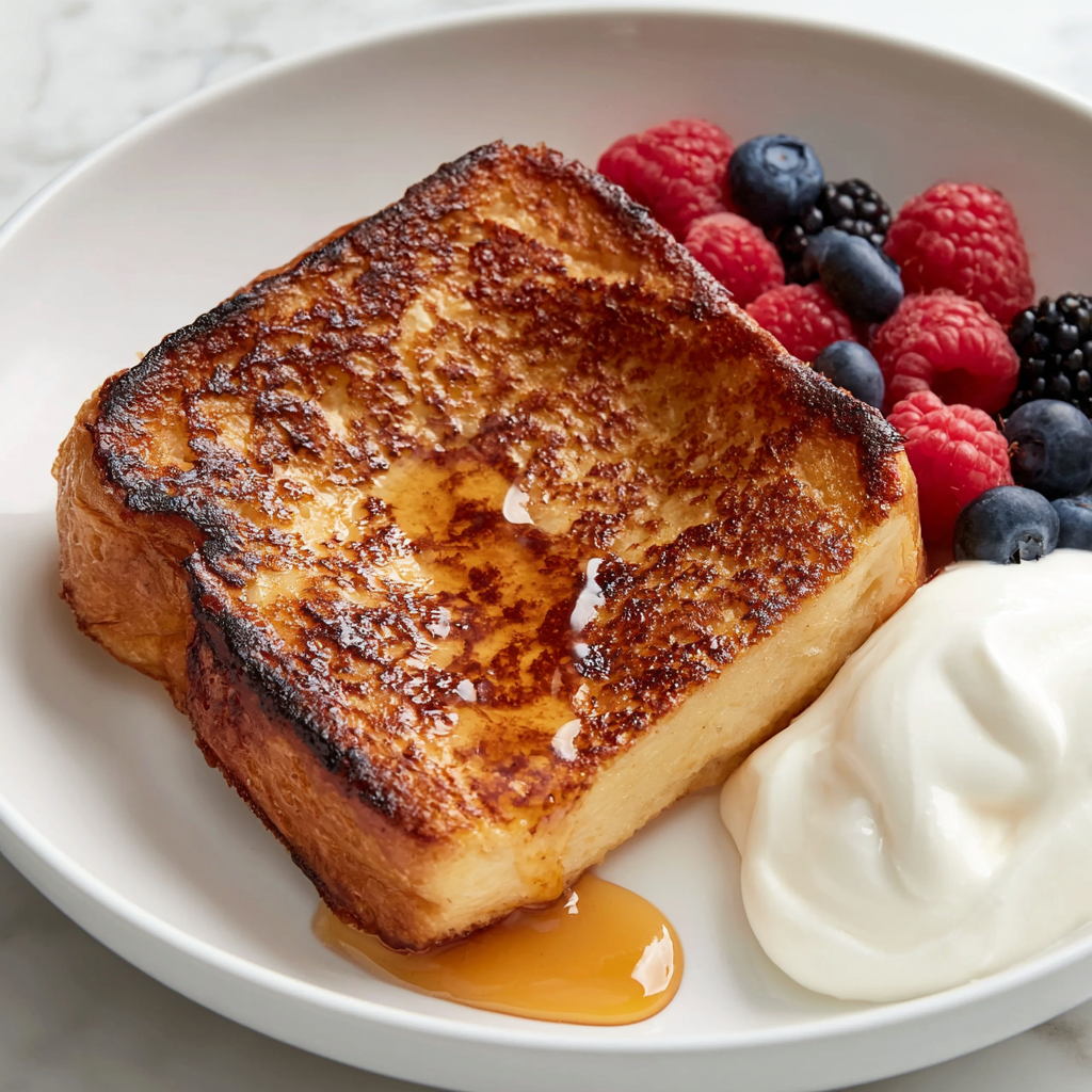 Cinnamon Focaccia French Toast