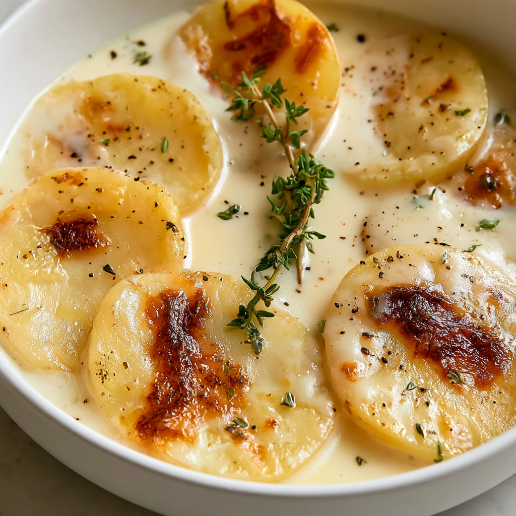 Creamy Gluten Free Scalloped Potatoes