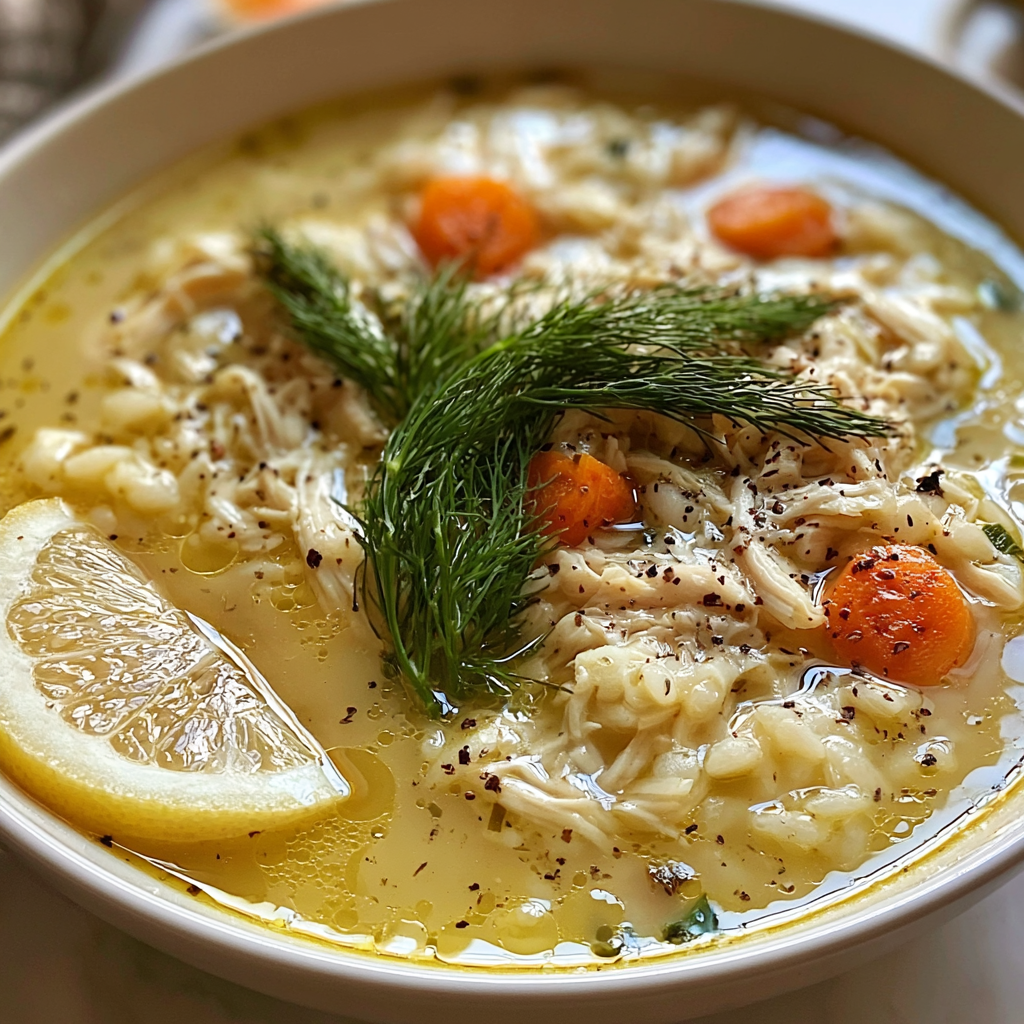 Greek Lemon Chicken Soup