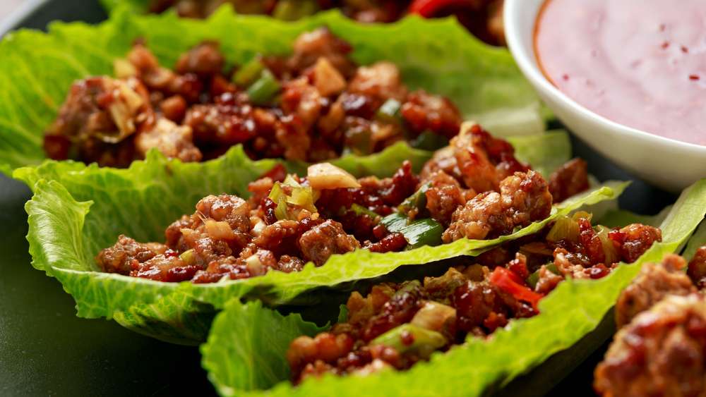 Ground Beef Lettuce Wraps