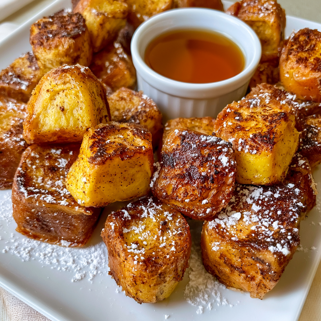 Pumpkin French Toast with Hawaiian Rolls