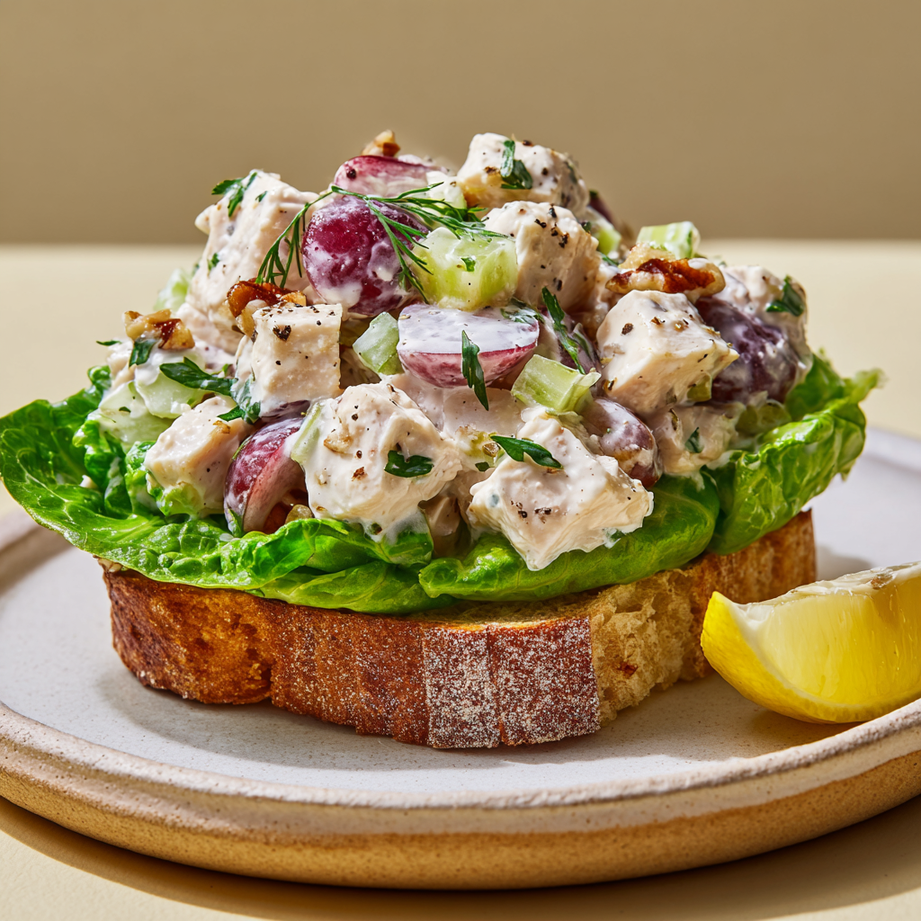 High Protein Chicken Salad with Greek Yogurt