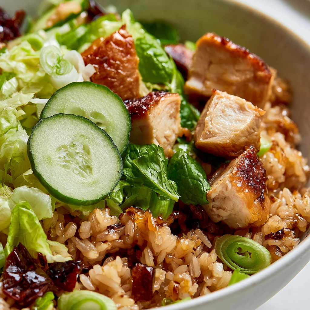 High Protein Crispy Rice Salad