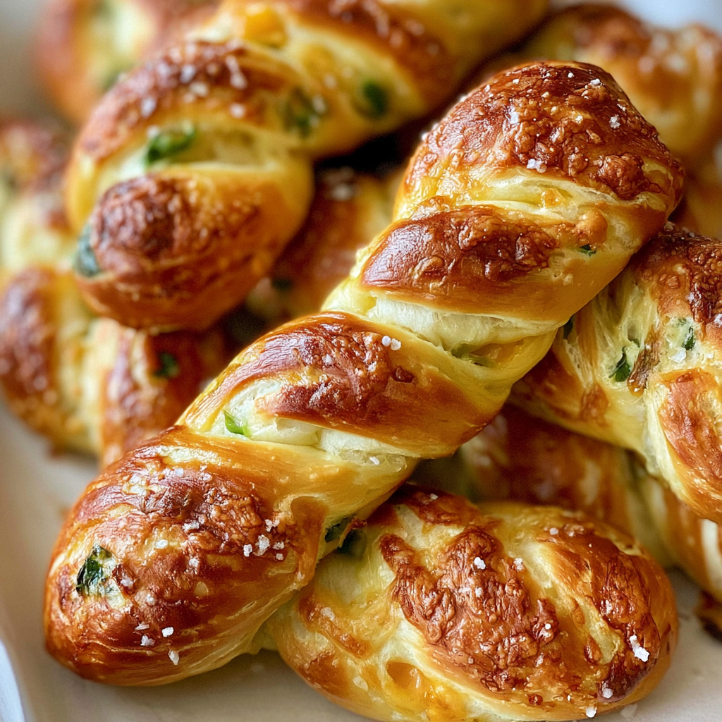 Jalapeño Cheddar Pretzel Twists