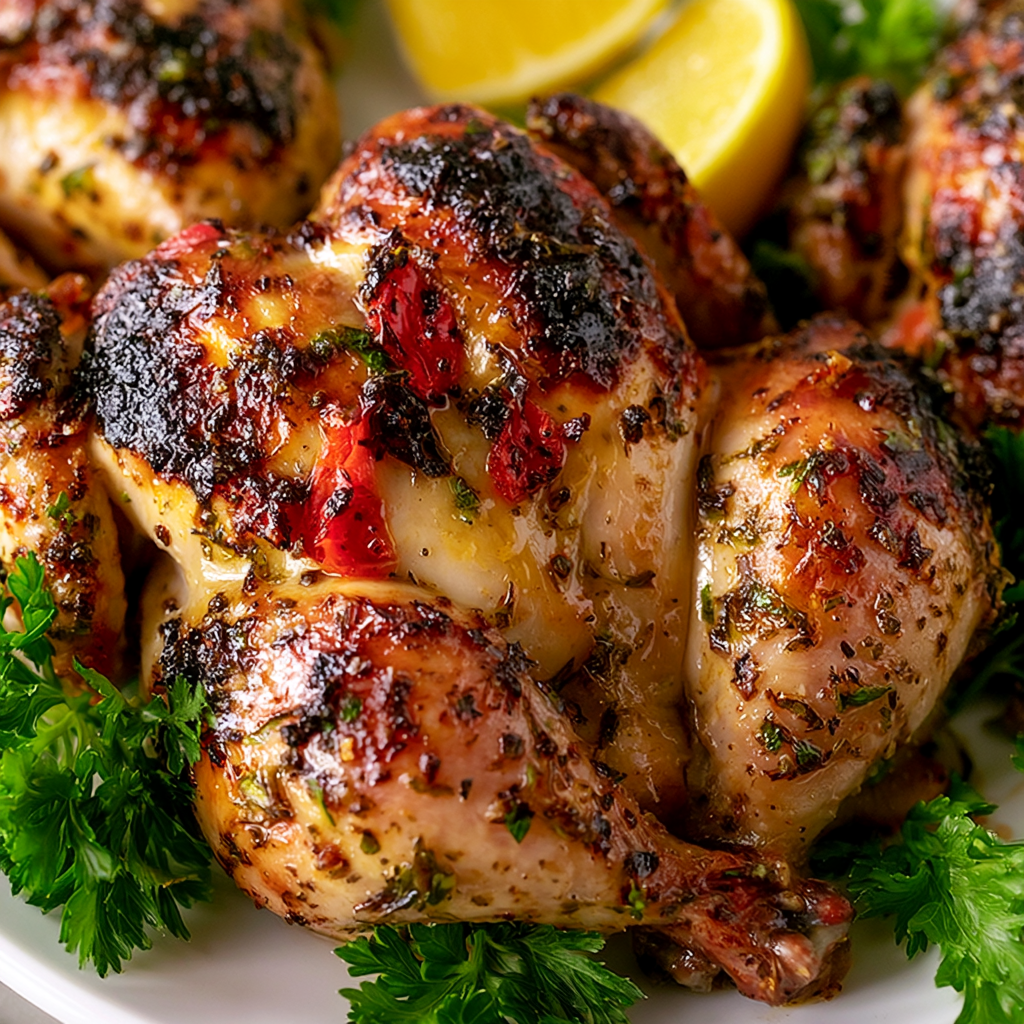 Jamaican Jerk Cornish Hens