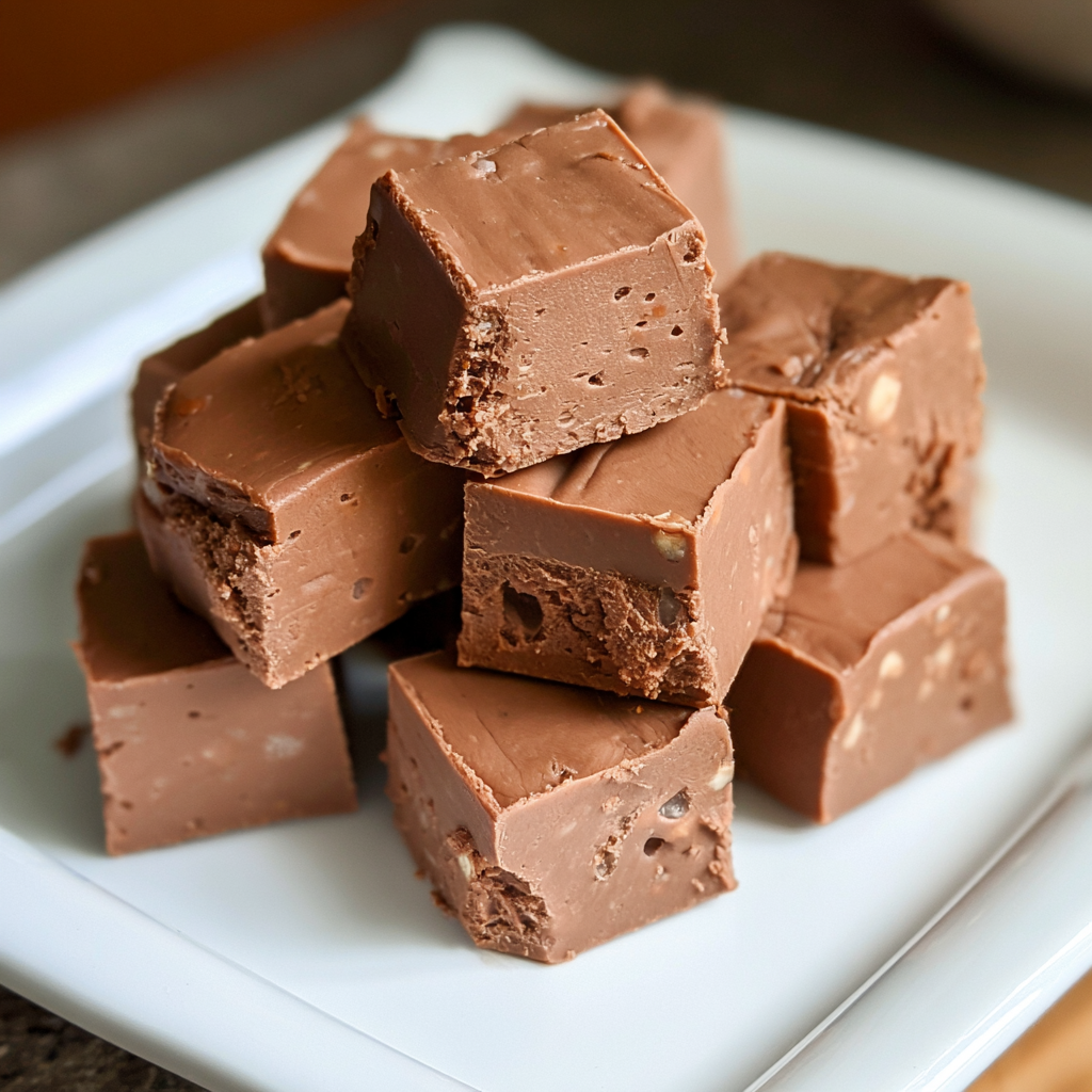 Creamy Cottage Cheese Chocolate Fudge