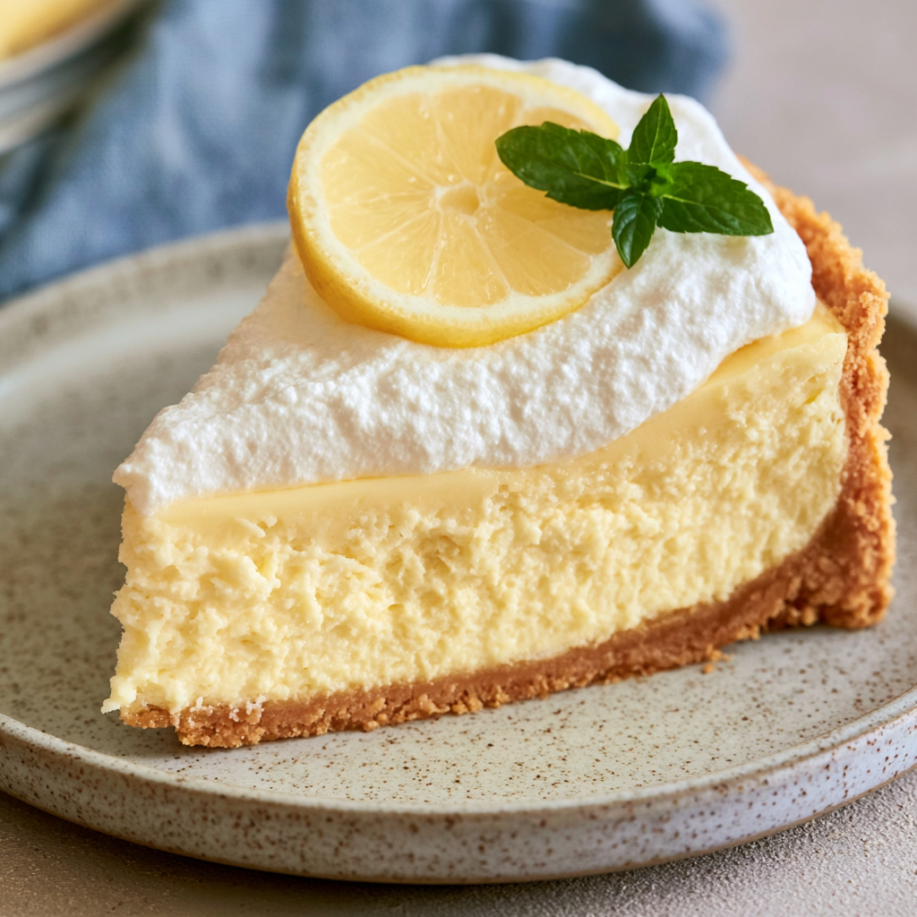 Creamy Lemon Keto Cheesecake