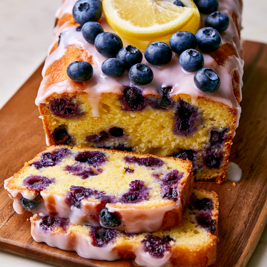 Lemon Blueberry Yogurt Loaf