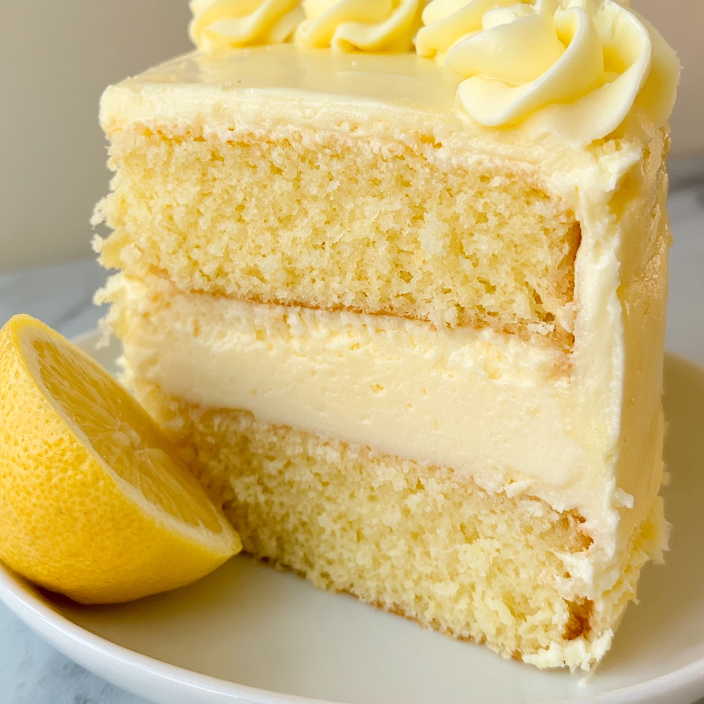 Lemon Cheesecake Layer Cake