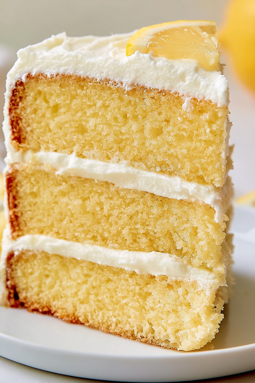 Bright Lemon Layer Cake